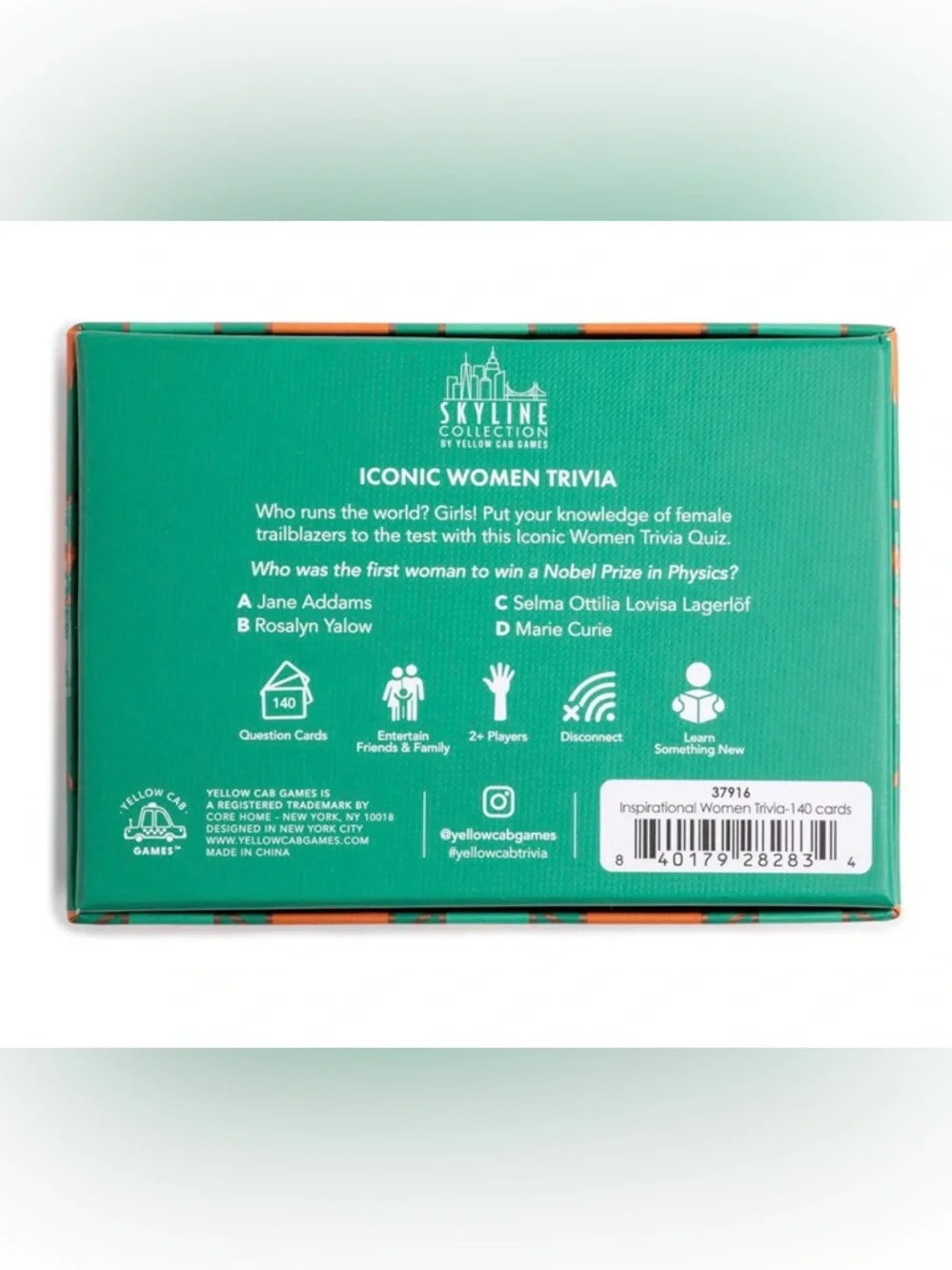 BNIB SKYLINE COLLECTION BY YELLOW CARD GAMES ICONIC WOMEN TRIVA CARD GAME - Picture 7 of 15